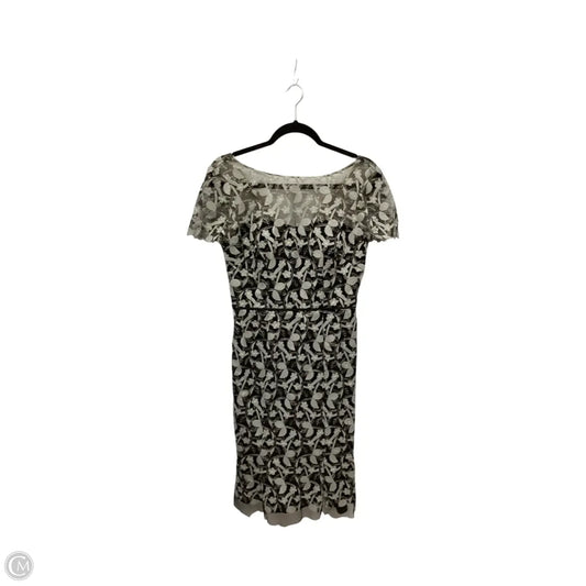 Designer Dress Party Short By Js Collections In Grey, Size: 2