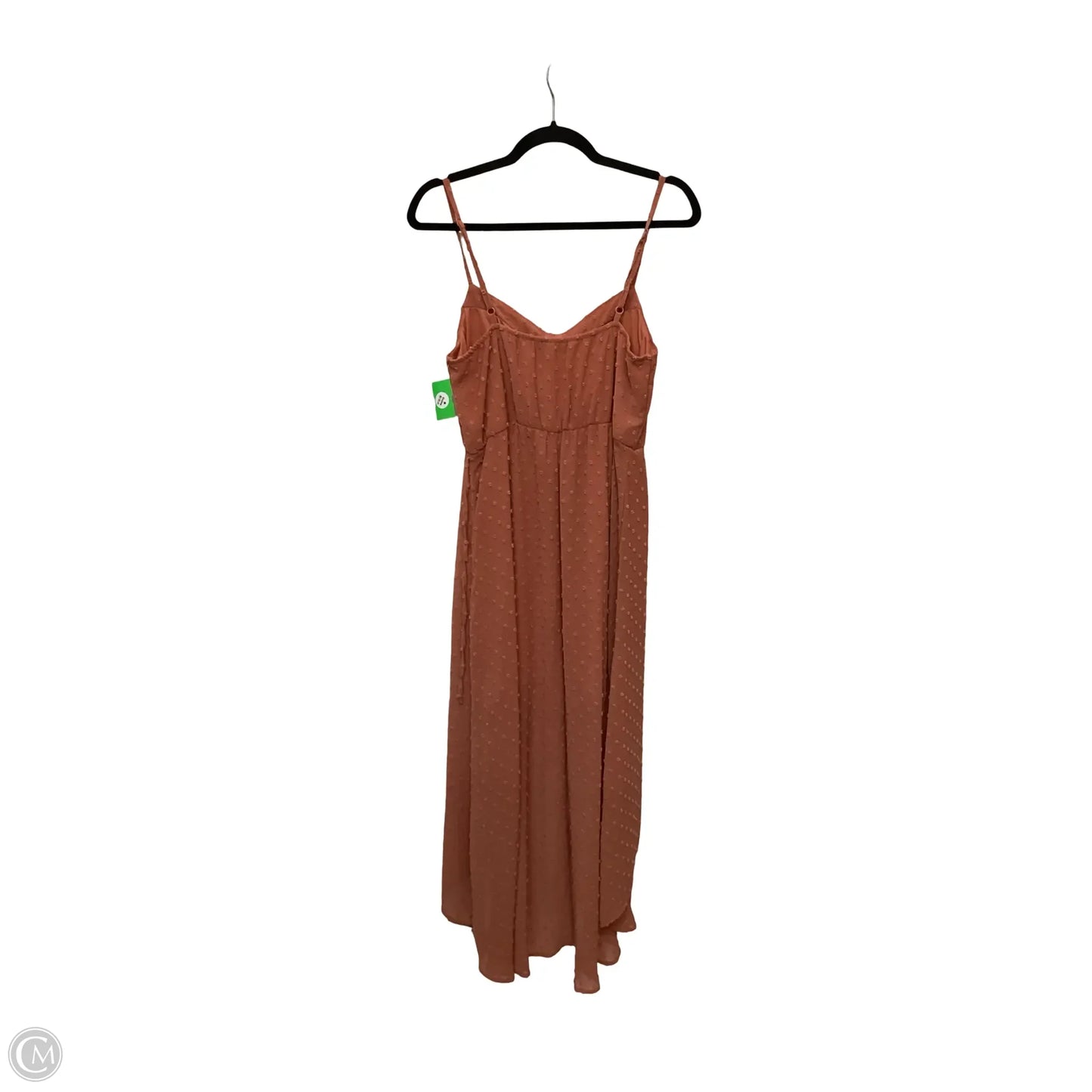 Dress Casual Midi By Clothes Mentor In Orange, Size: L