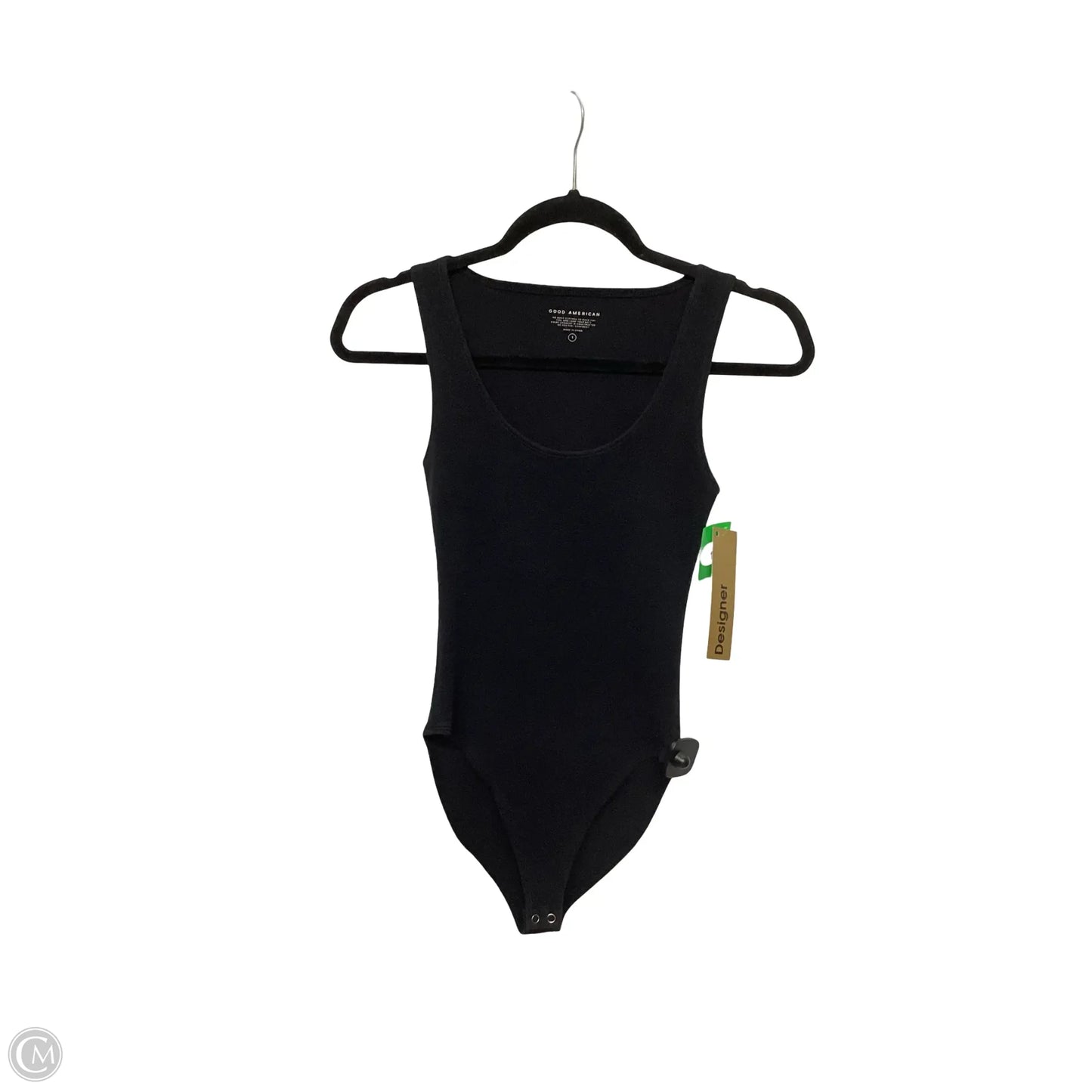 Designer Bodysuit By Good American In Black, Size: S