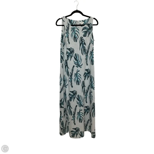 Designer Dress Casual Maxi By Tyler Boe In Tropical Print, Size: S