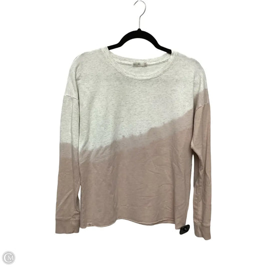 Designer Blouse Long Sleeve By Barefoot Dreams In Multi-colored, Size: M