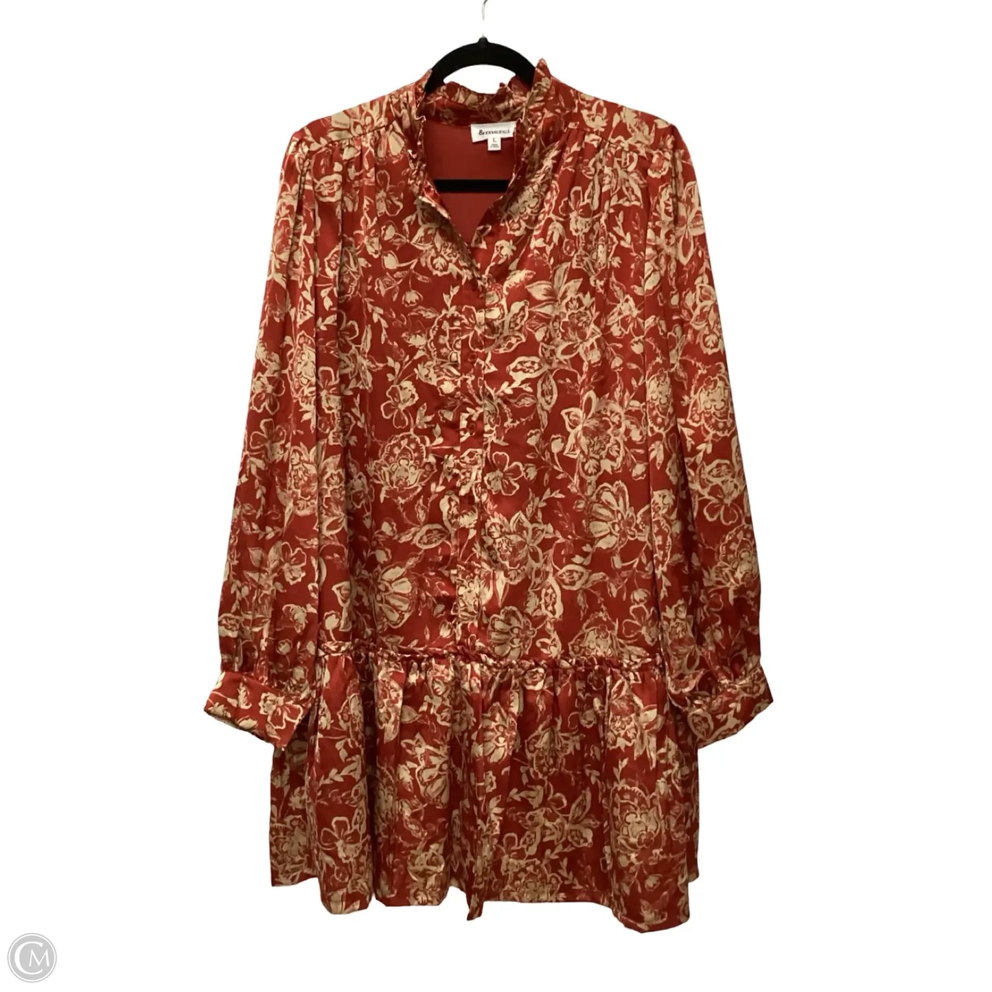 Dress Casual Short By &merci In Orange, Size: L