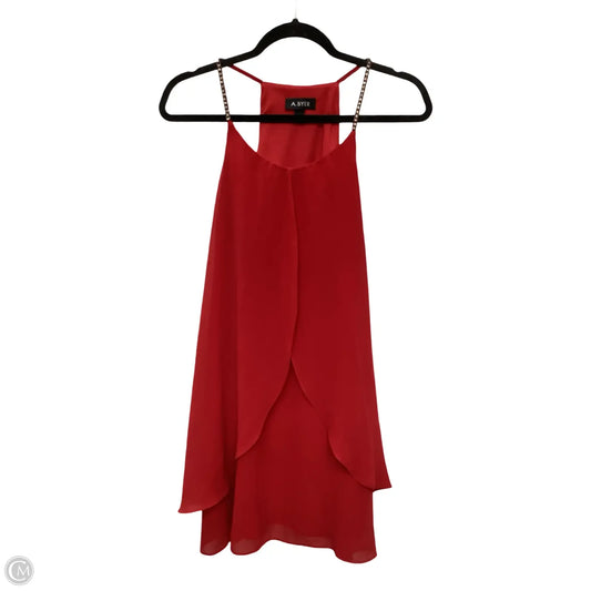 Dress Party Short By A Byer In Red, Size: M