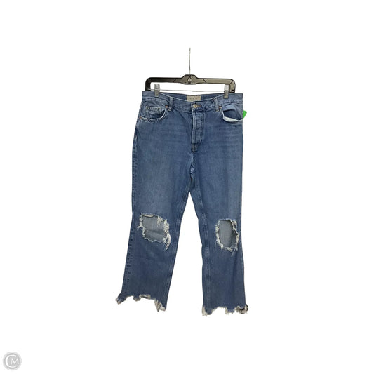 Jeans Cropped By We The Free In Blue Denim, Size: 8