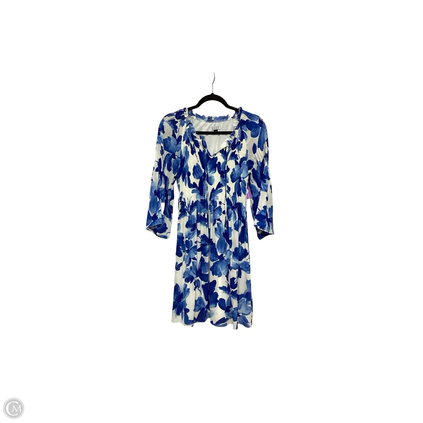 Dress Casual Short By Elle In Blue, Size: M