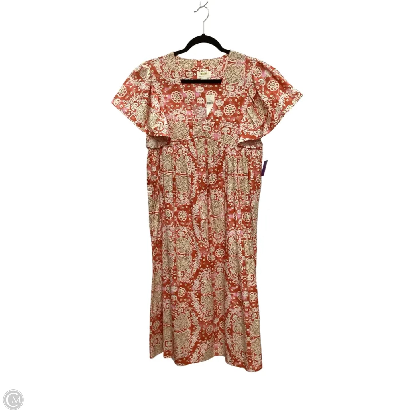Dress Casual Maxi By Maeve In Orange, Size: S