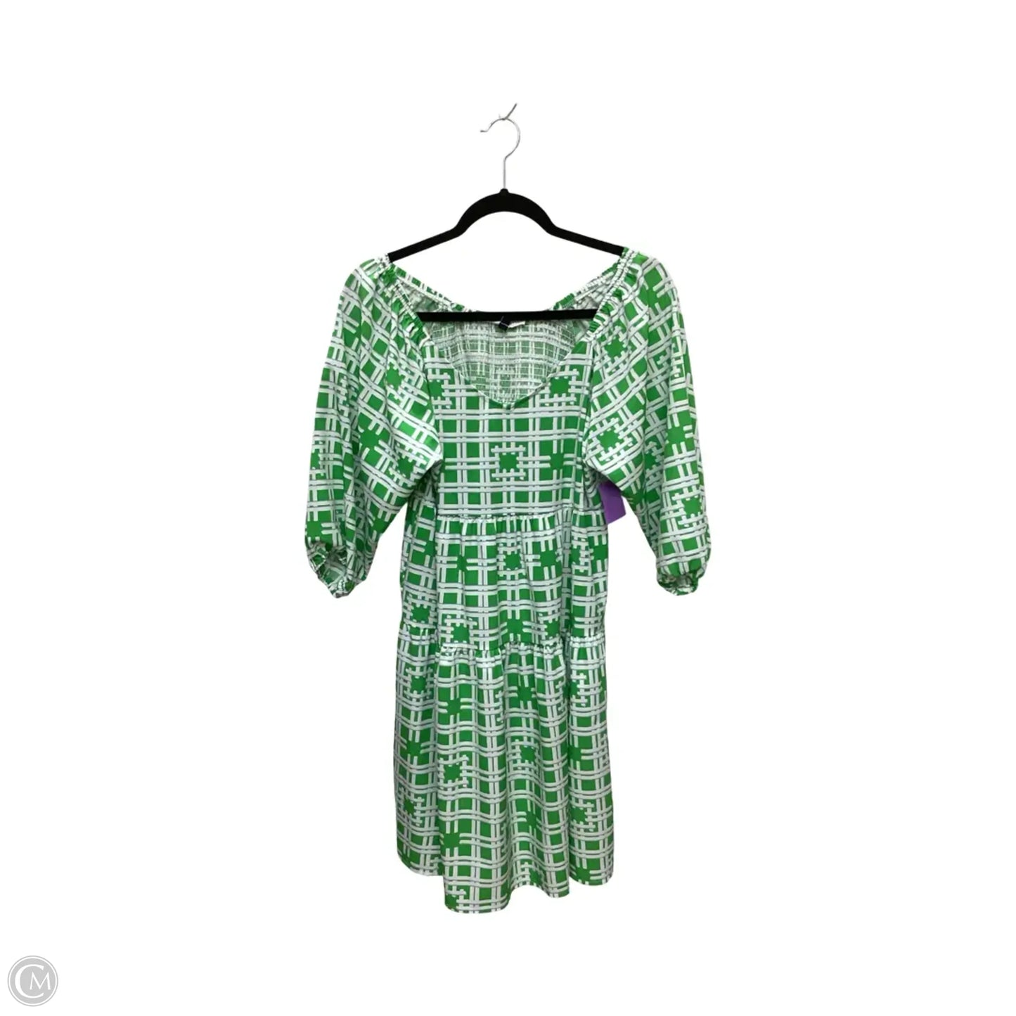Dress Casual Short By Michelle Mcdowell In Green, Size: M