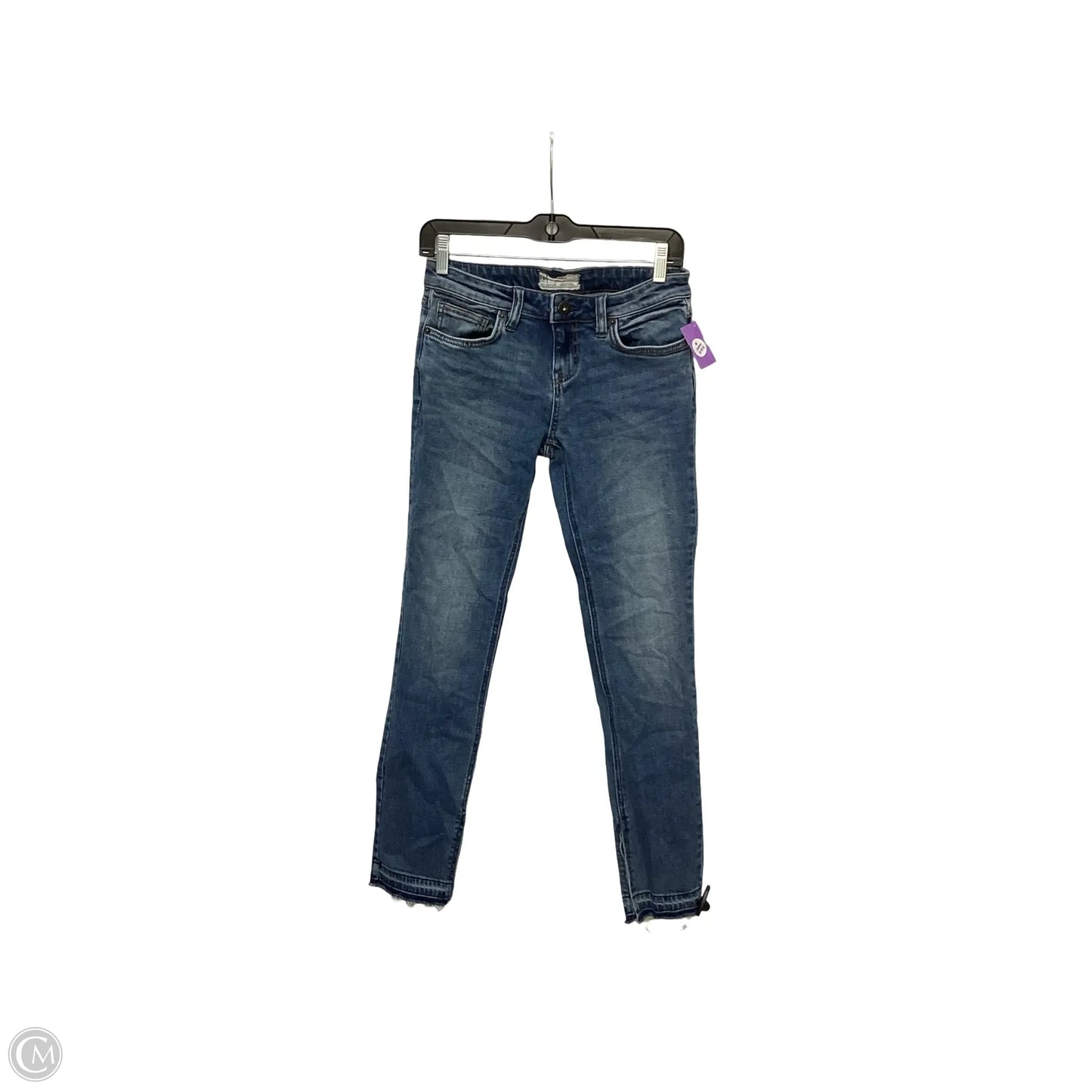 Jeans Skinny By Free People In Blue Denim, Size: 2