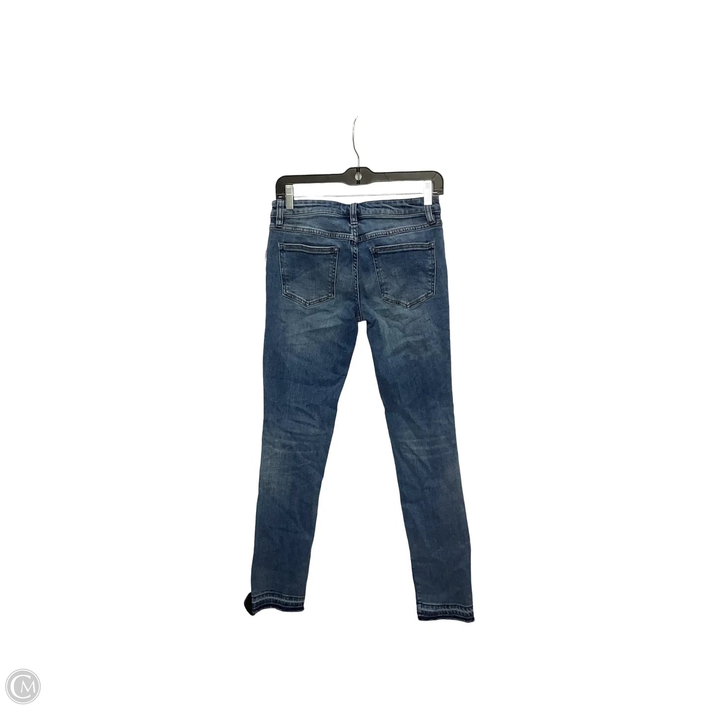 Jeans Skinny By Free People In Blue Denim, Size: 2