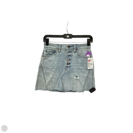Skirt Mini & Short By We The Free In Blue Denim, Size: 0