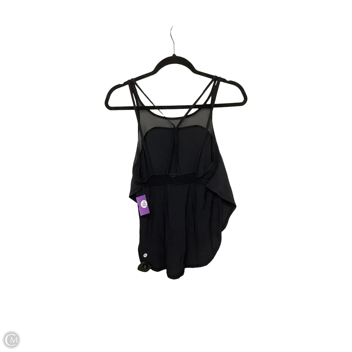 Athletic Tank Top By Lululemon In Black, Size: 4