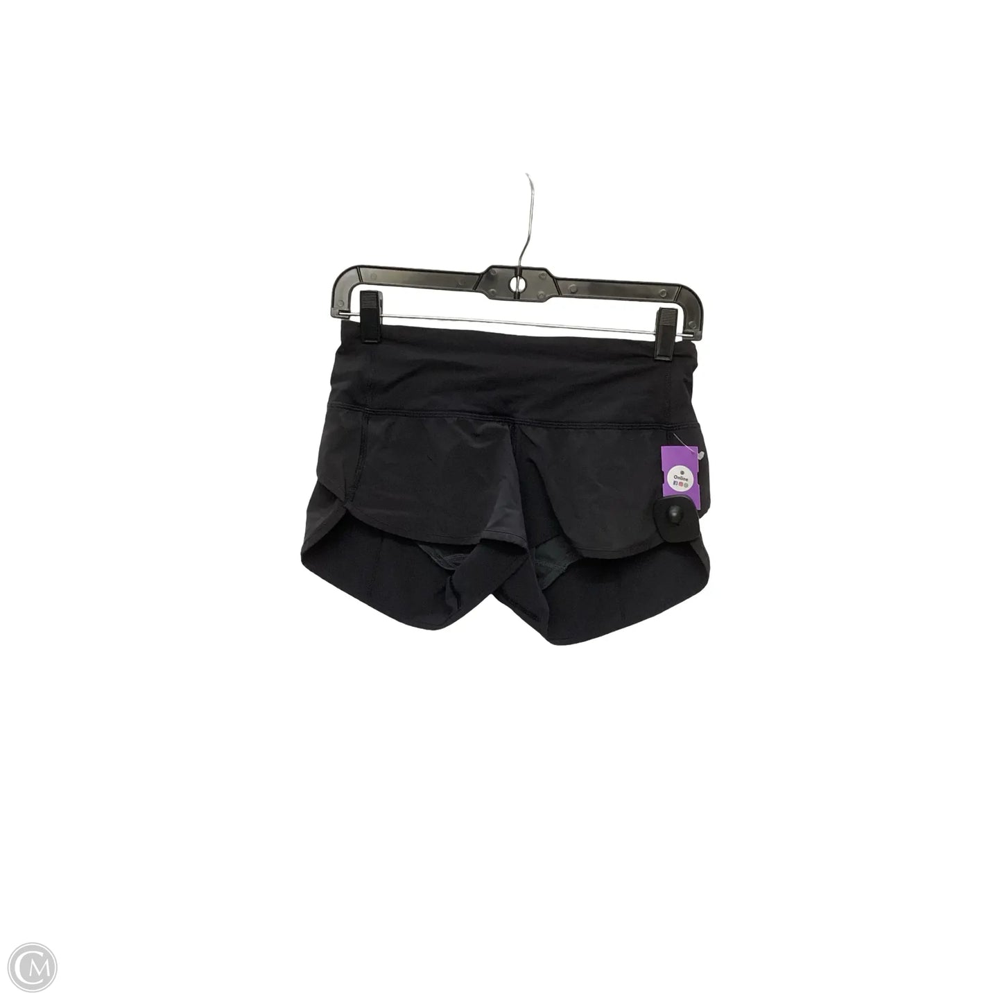 Athletic Shorts By Lululemon In Black, Size: 2