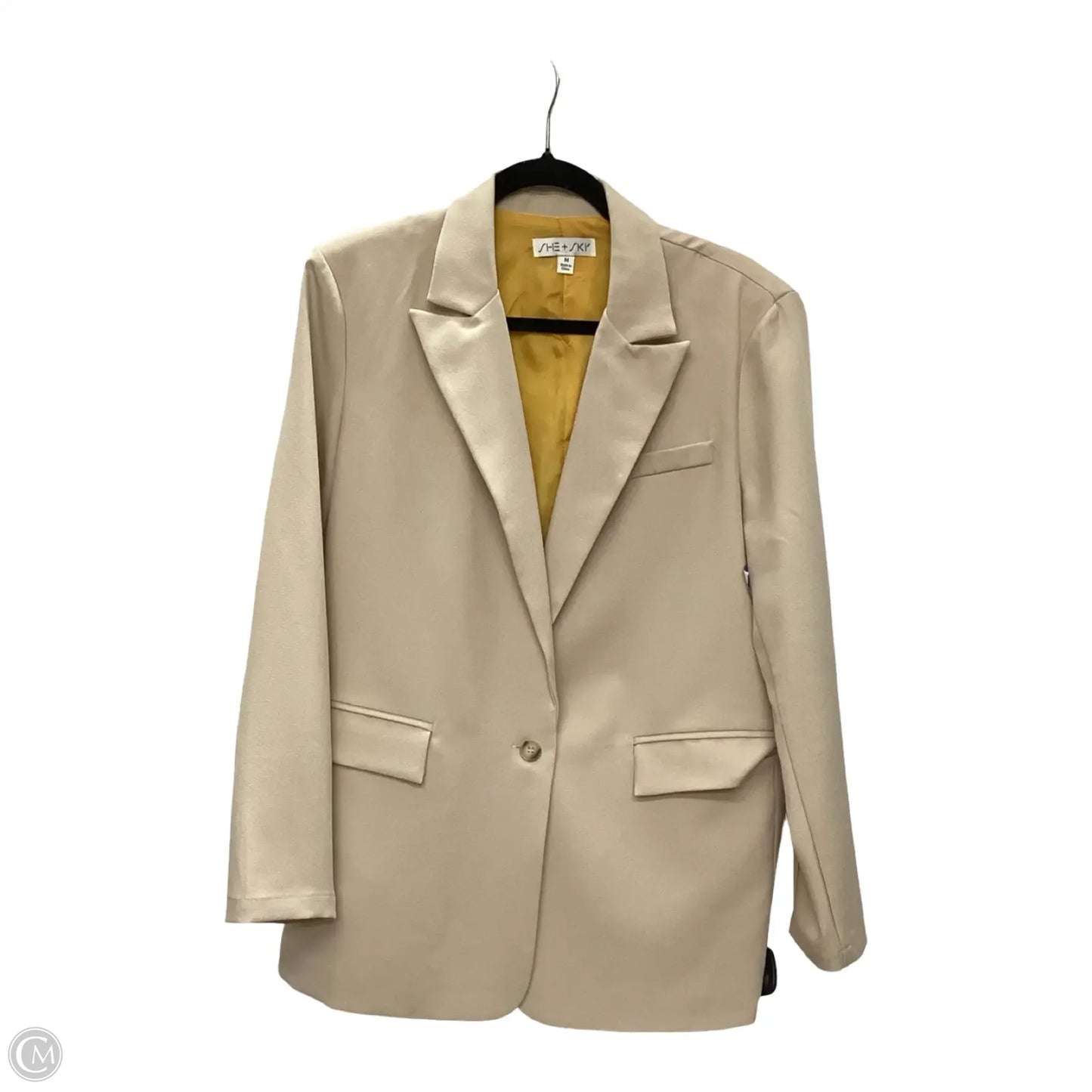 Blazer By She + Sky In Cream, Size: M