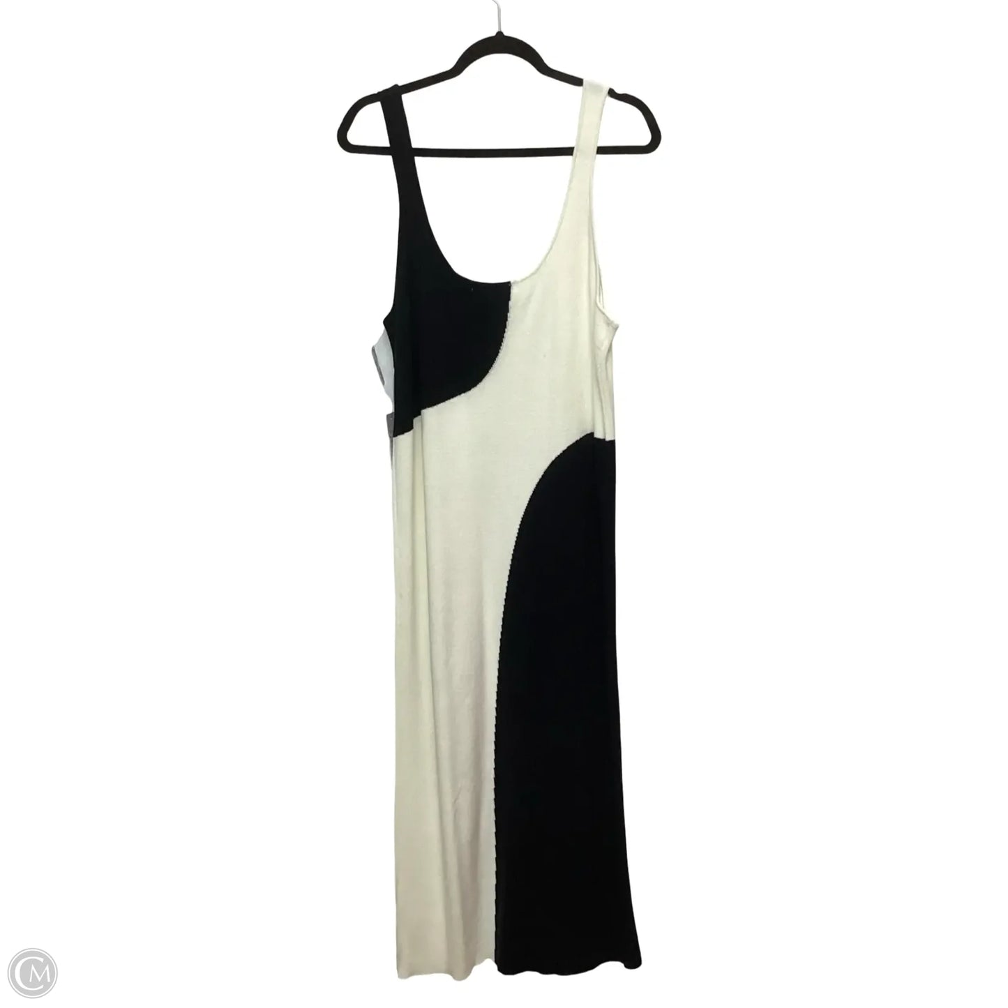 Dress Casual Maxi By Eloquii In Black & White, Size: 22