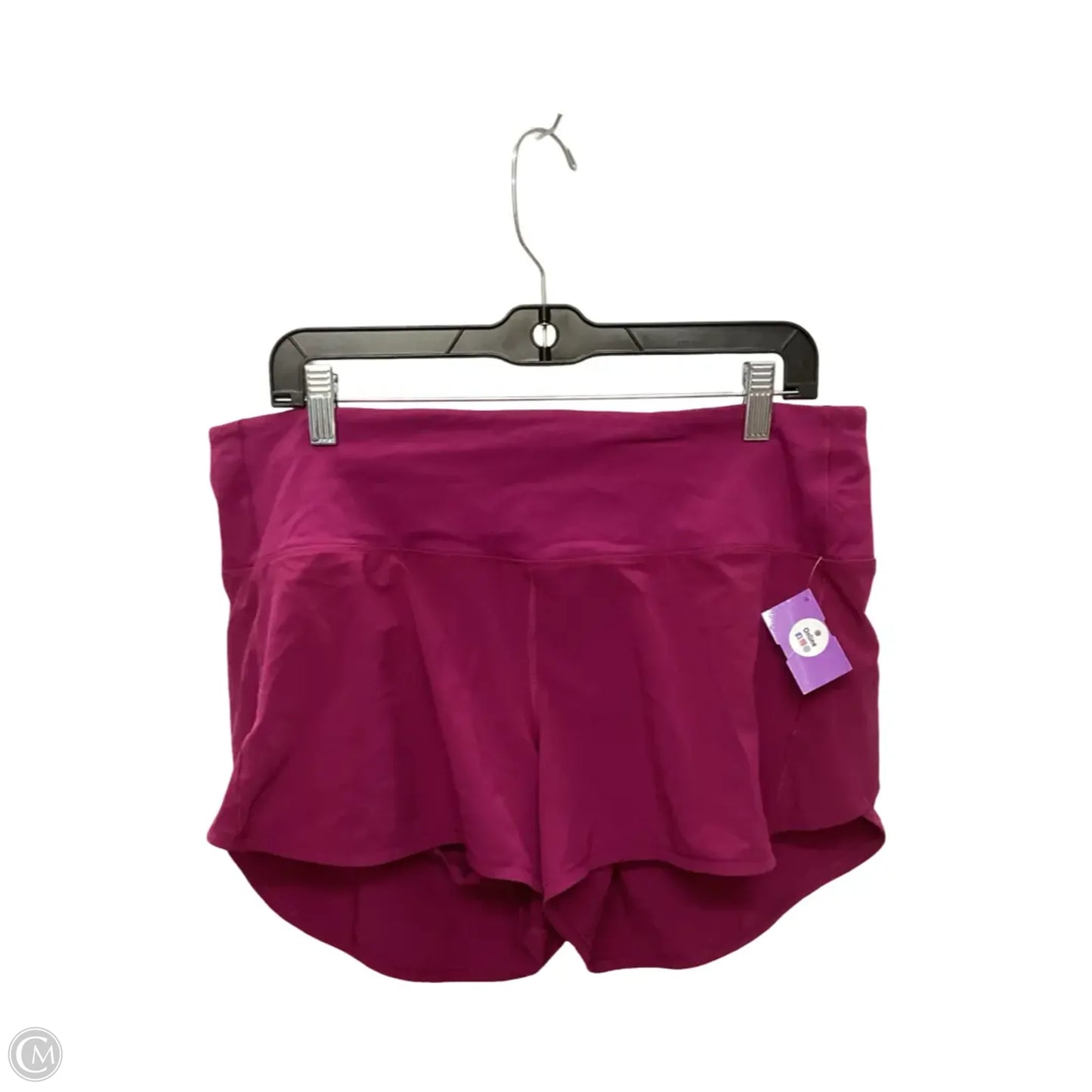 Athletic Shorts By Lululemon In Pink, Size: 12