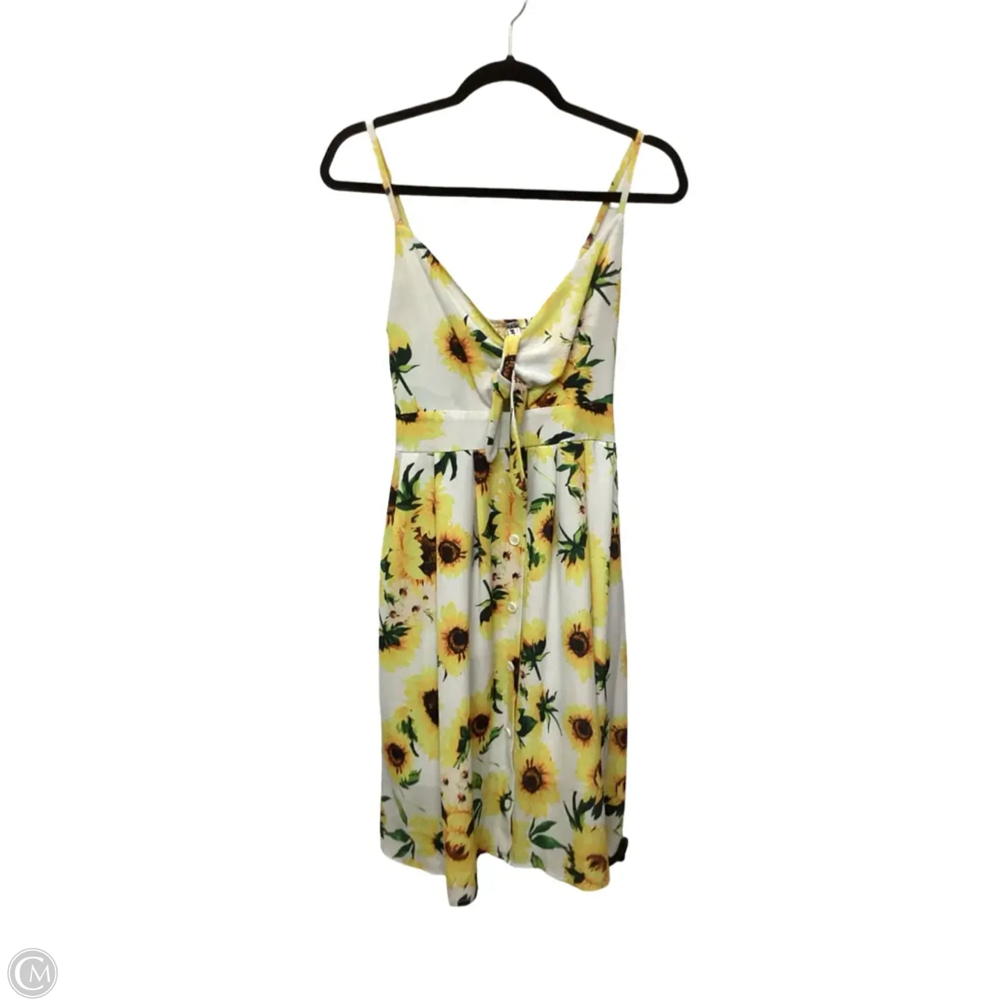 Dress Casual Short By Ecowish In Floral Print, Size: M