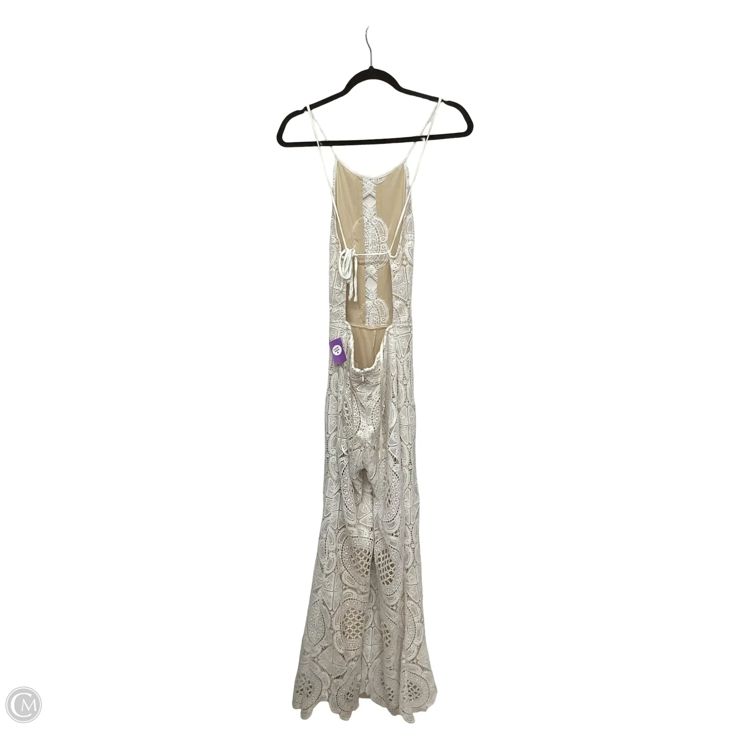 Romper By Sugar Lips In Cream, Size: S