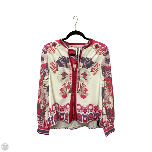Blouse Long Sleeve By Cma In Multi-colored, Size: S