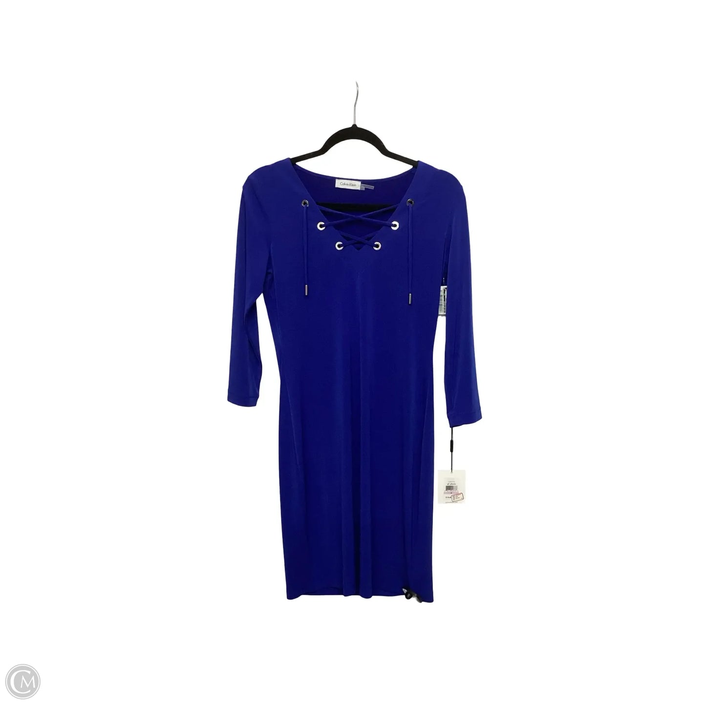 Dress Casual Short By Calvin Klein In Blue, Size: 6
