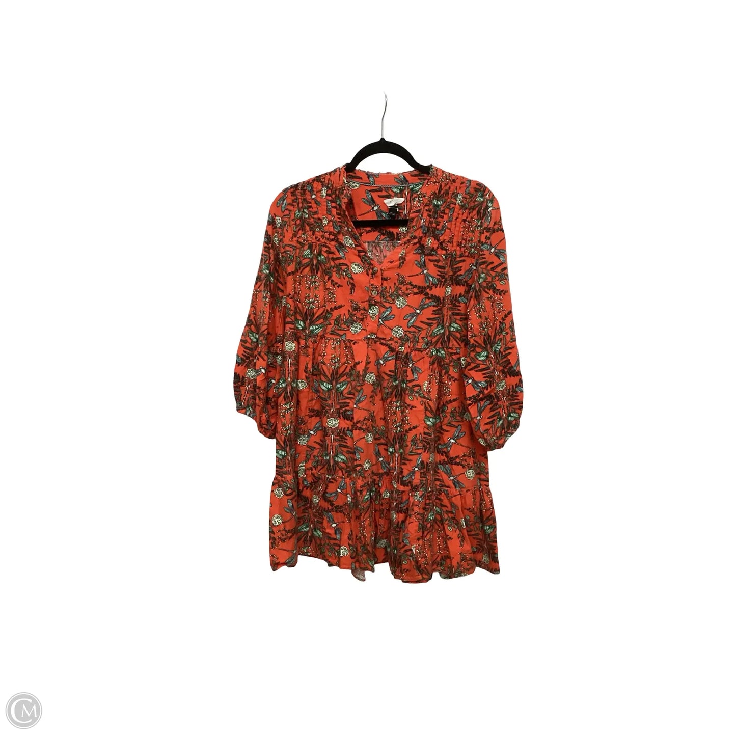 Dress Casual Short By Anthropologie In Orange, Size: Xs