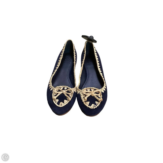 Shoes Designer By Tory Burch In Blue, Size: 7