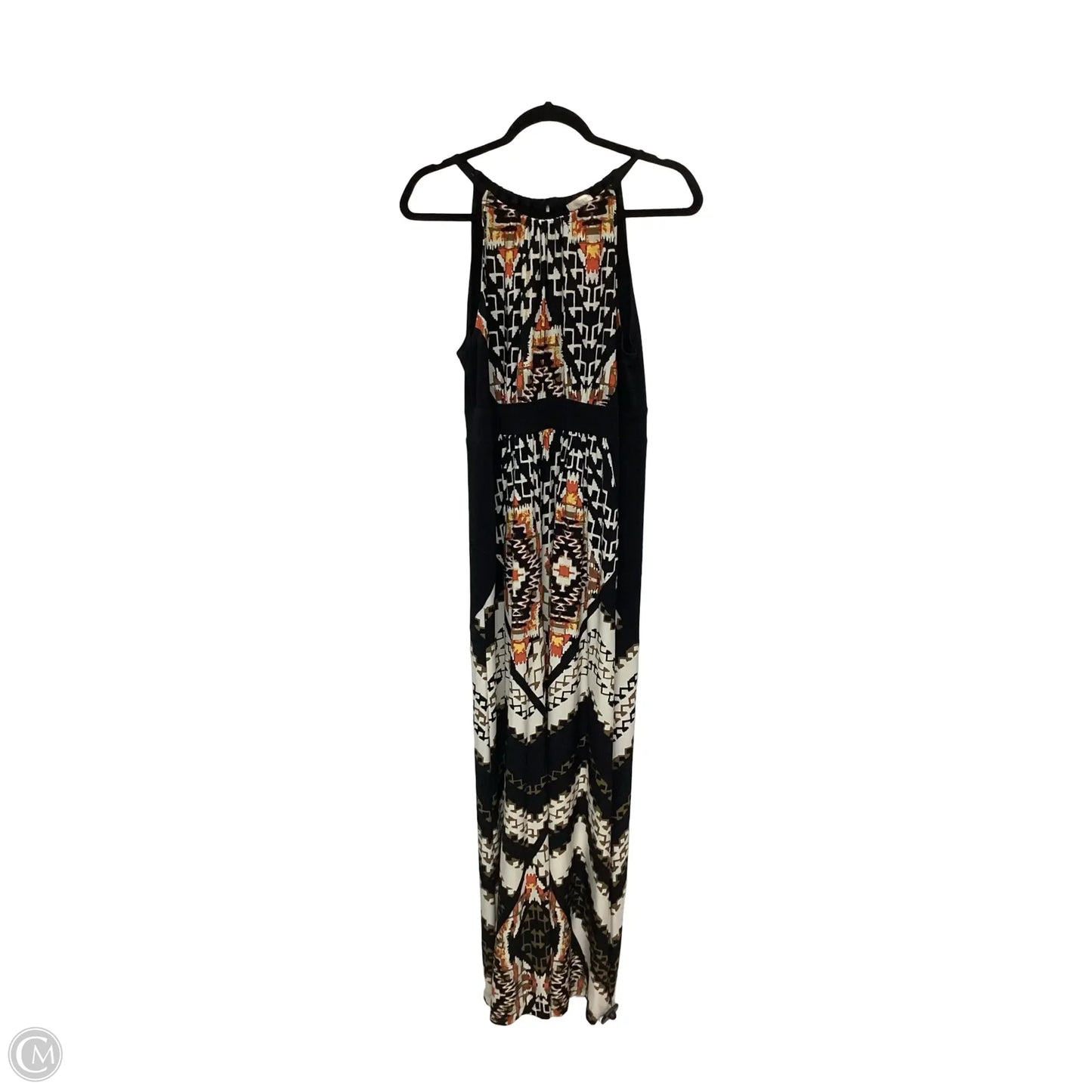 Dress Casual Maxi By Chicos In Black, Size: L