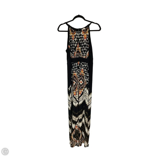 Dress Casual Maxi By Chicos In Black, Size: L