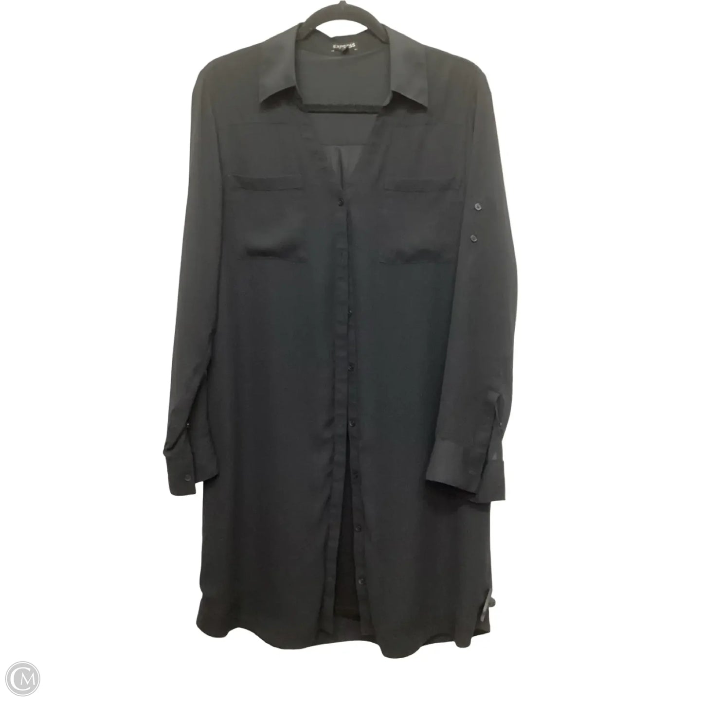 Dress Casual Short By Express In Black, Size: L