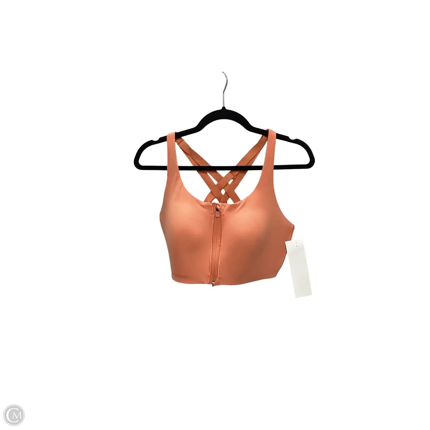 Athletic Bra By Lululemon In Orange, Size: 10