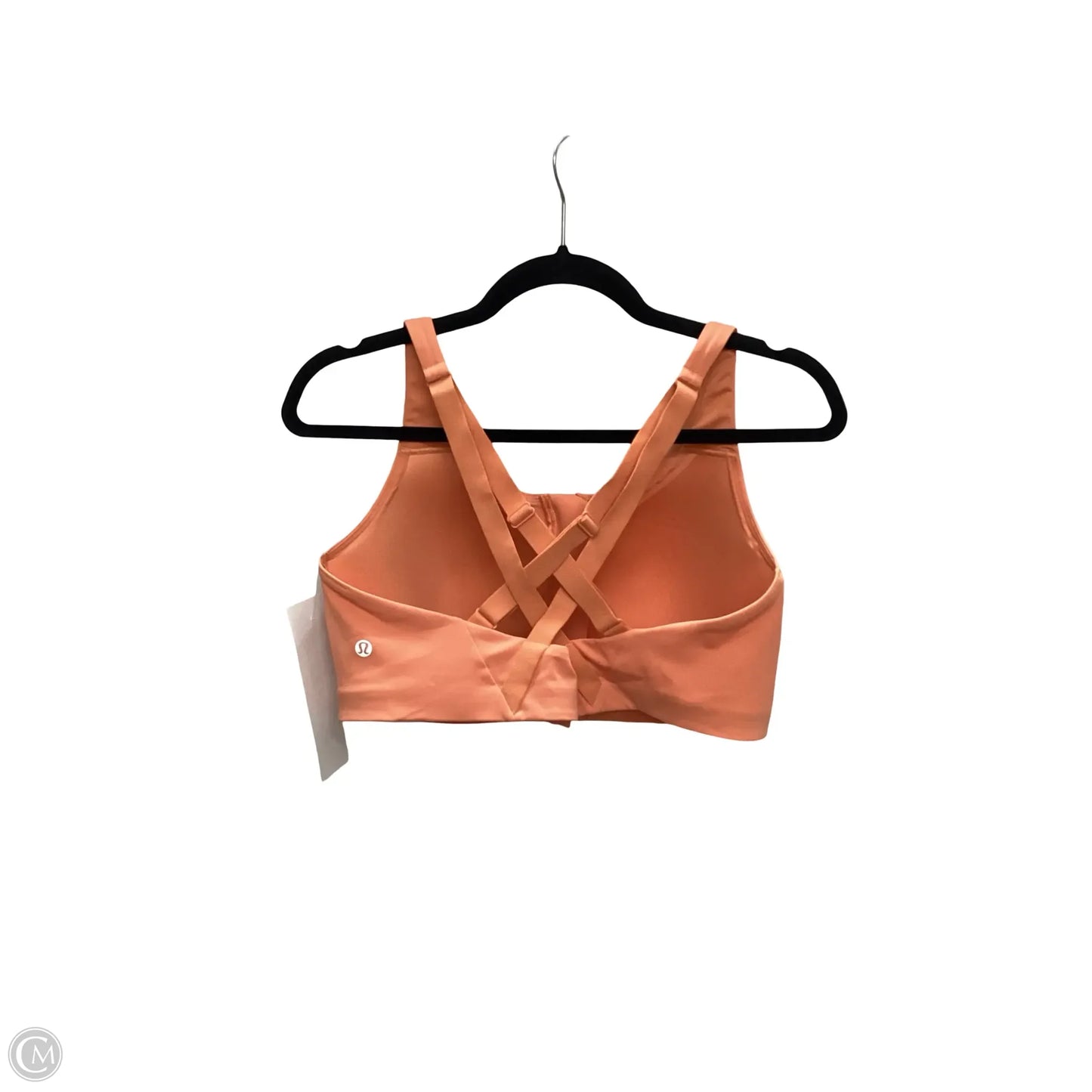 Athletic Bra By Lululemon In Orange, Size: 10