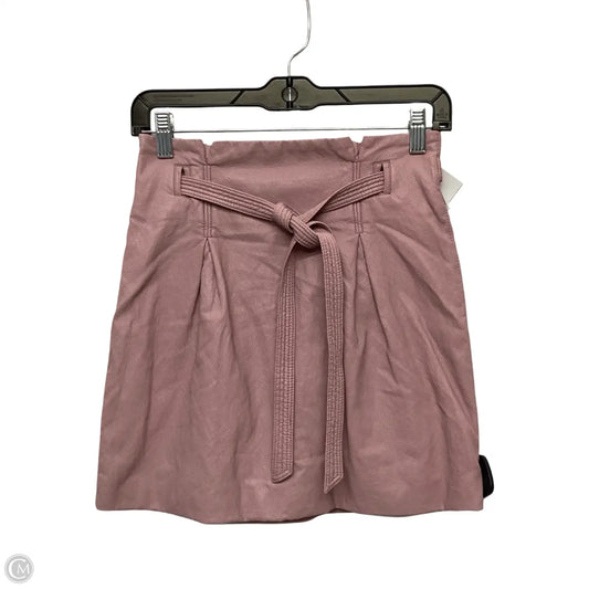 Skirt Mini & Short By Free People In Pink, Size: 0
