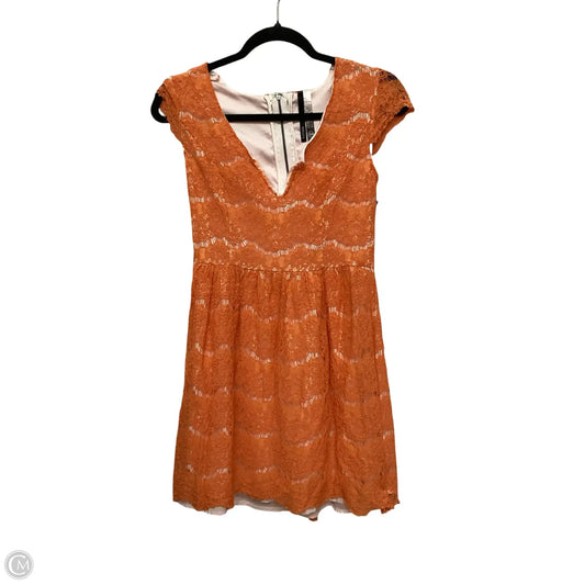 Dress Casual Short By Kensie In Orange, Size: Xs