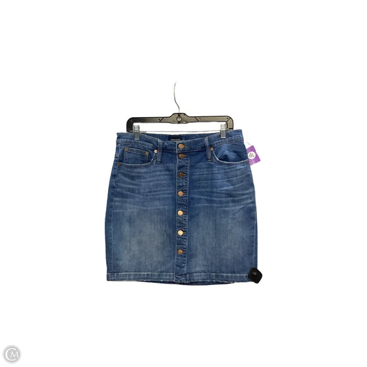 Skirt Mini & Short By J. Crew In Blue Denim, Size: 10