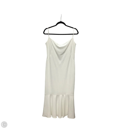 Dress Party Midi By Cmb In Ivory, Size: Xl