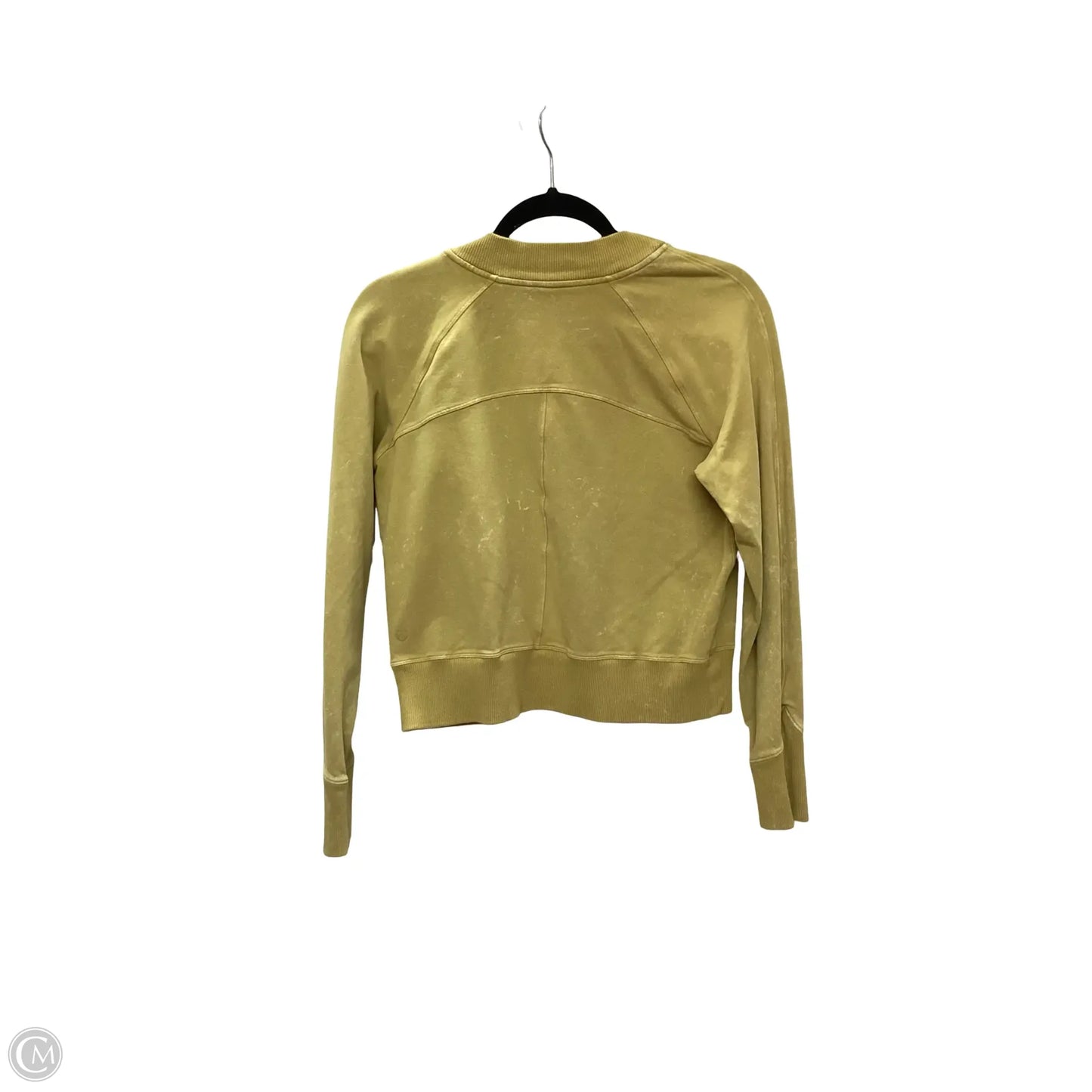 Athletic Sweatshirt Crewneck By Lululemon In Yellow, Size: 4