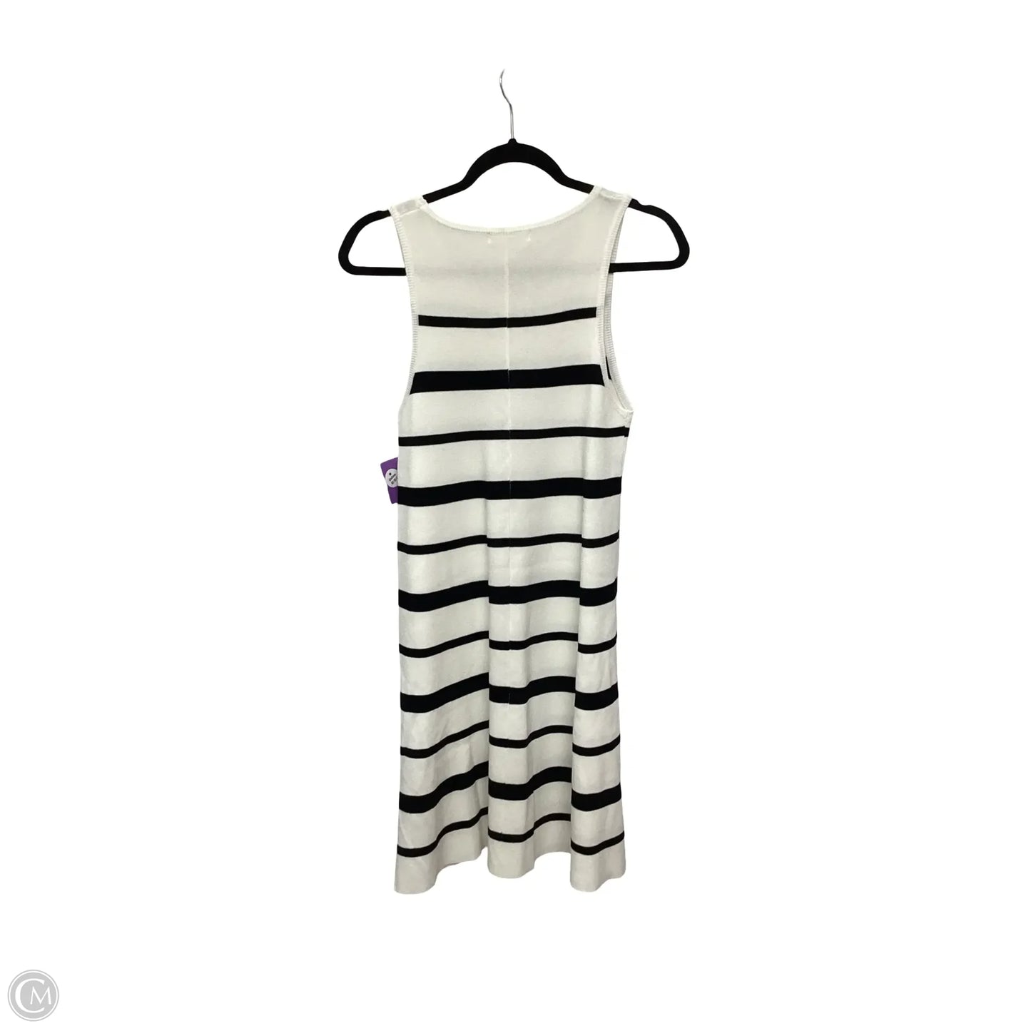 Dress Casual Midi By Clothes Mentor In Striped Pattern, Size: L