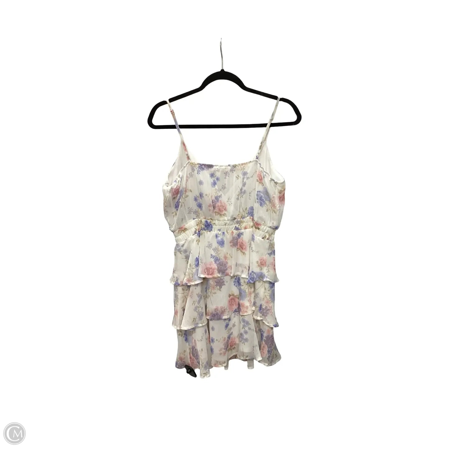 Dress Casual Short By Mi Ami In Floral Print, Size: M