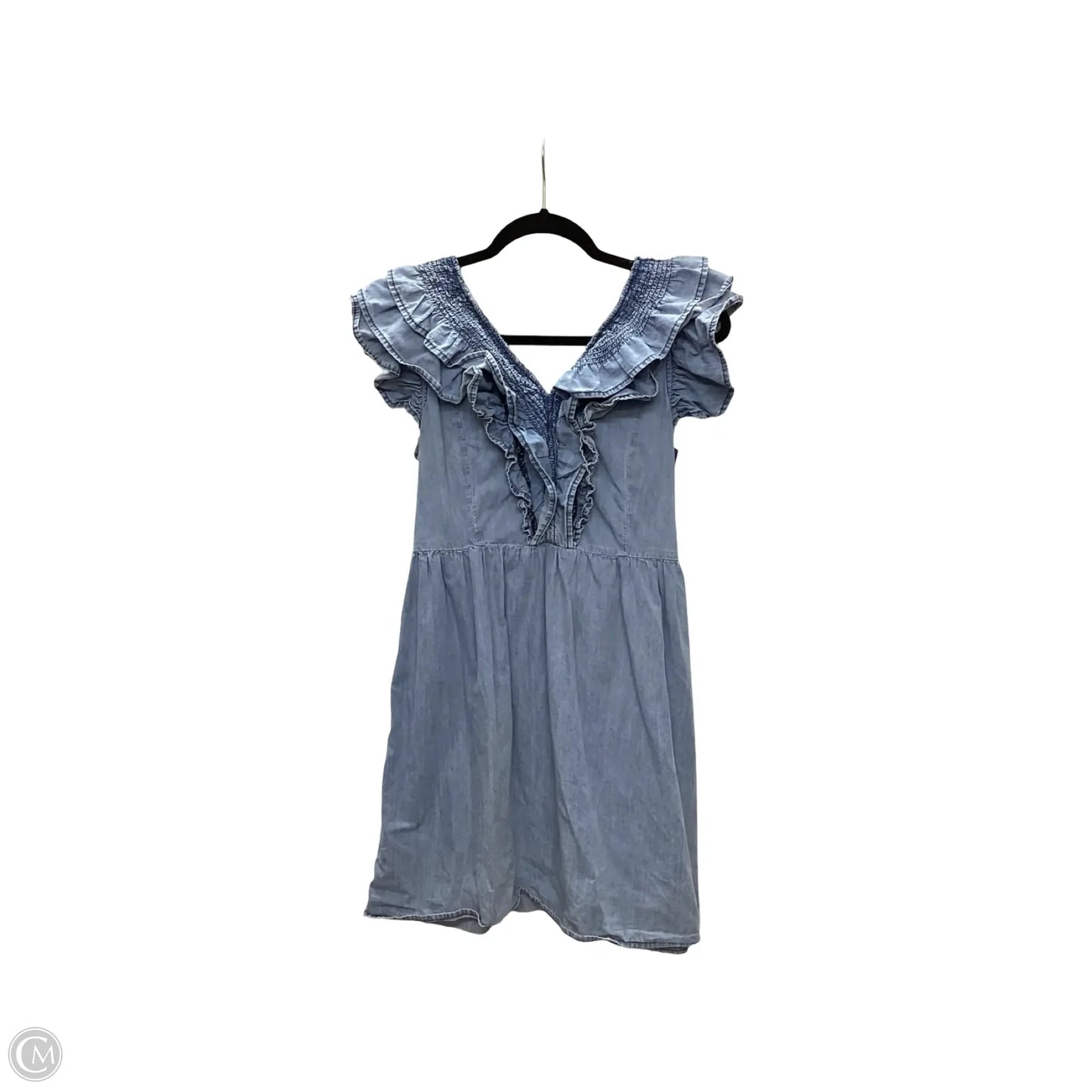 Dress Casual Short By 143 Story In Blue Denim, Size: M