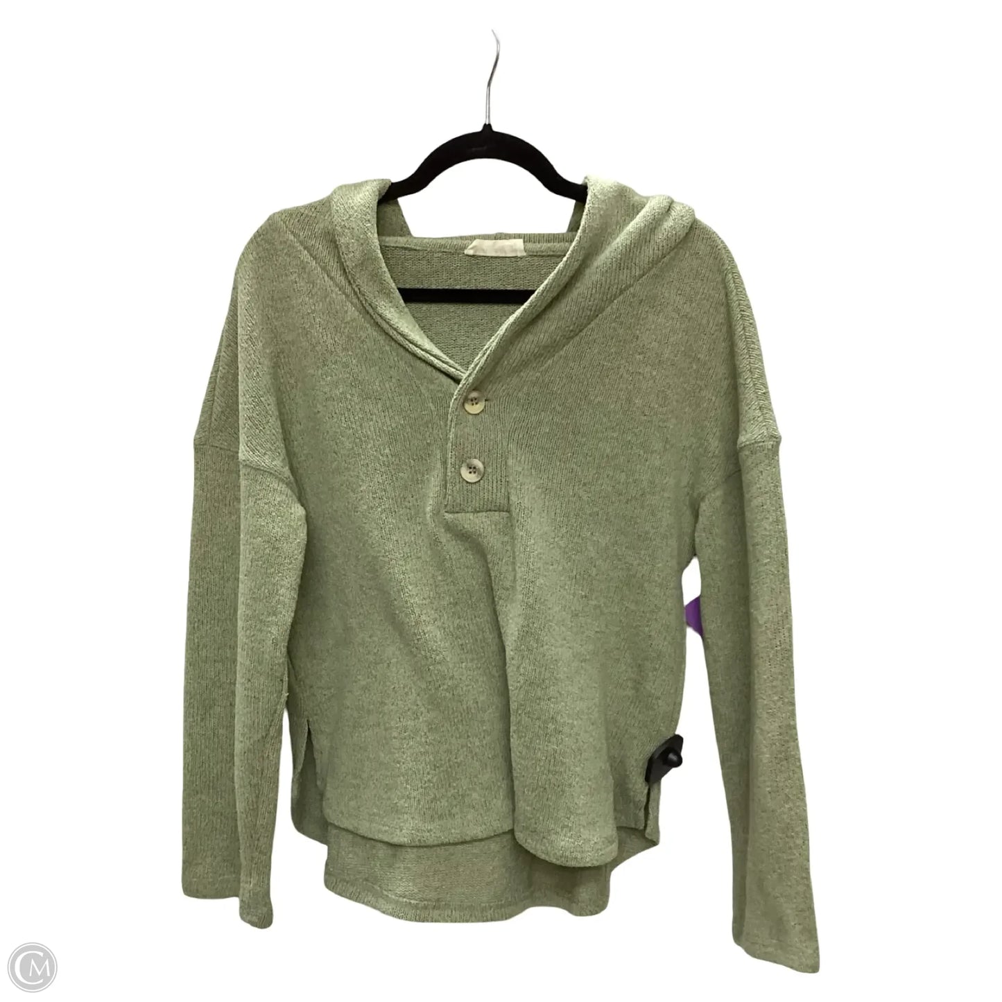 Sweatshirt Hoodie By New In In Green, Size: S