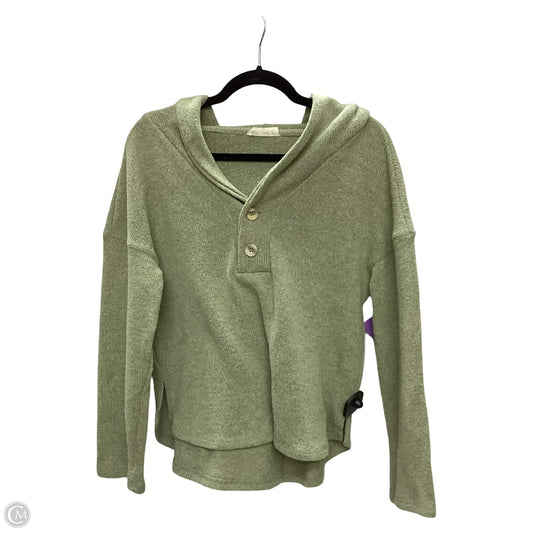 Sweatshirt Hoodie By New In In Green, Size: S