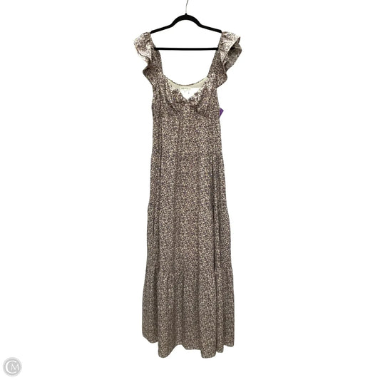 Dress Casual Maxi By FREE THE ROSES In Floral Print, Size: M