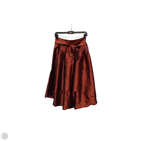 Skirt Midi By JASMINE In Orange, Size: 1x