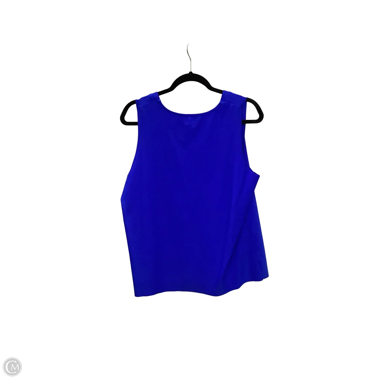 Designer Blouse Sleeveless By Jude Connally In Blue, Size: L