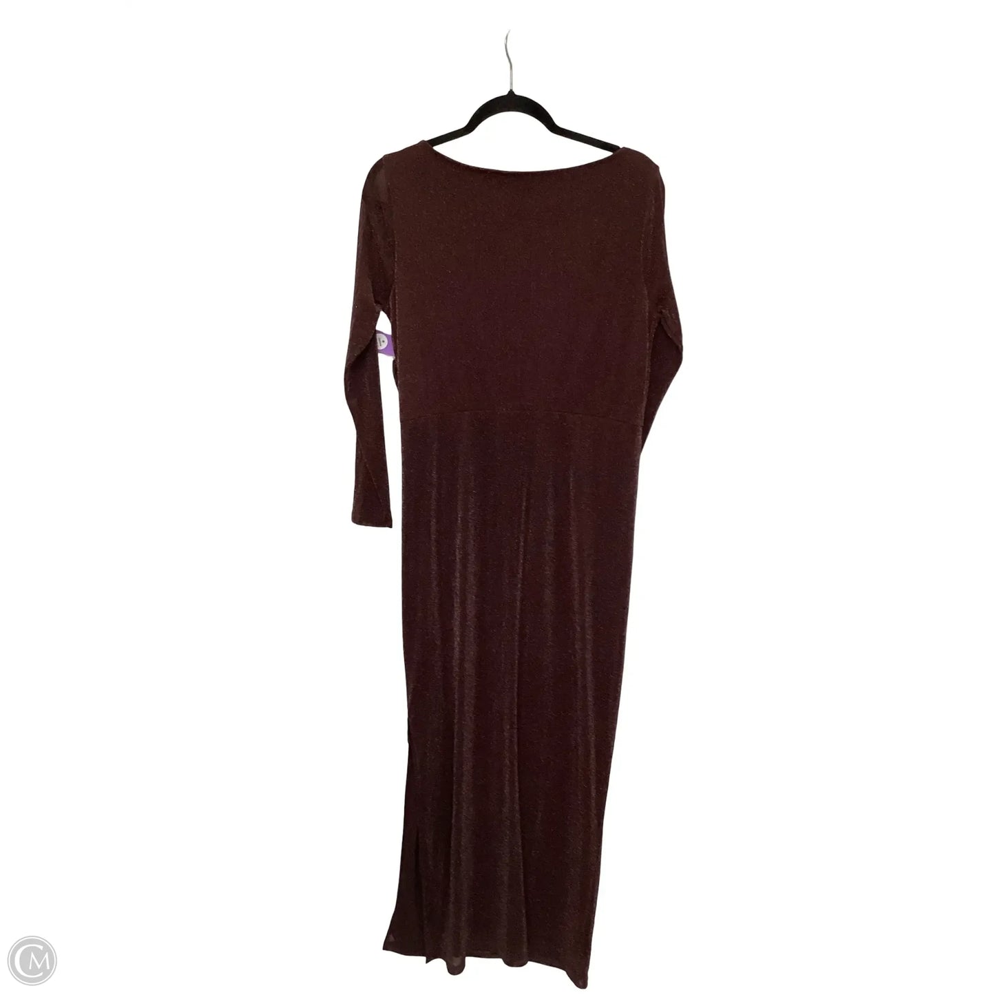 Dress Party Long By Clothes Mentor In Purple, Size: 1x