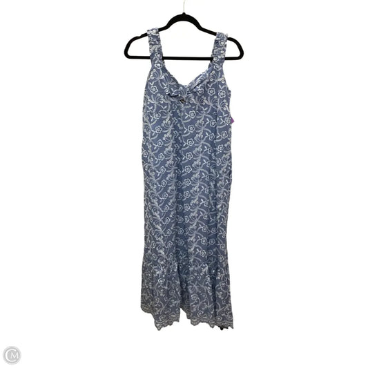 Dress Casual Midi By Like Love In Blue, Size: S