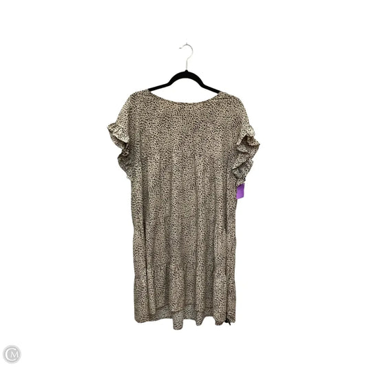 Dress Casual Short By Solutions In Animal Print, Size: L