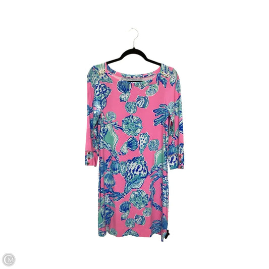 Dress Designer By Lilly Pulitzer In Blue & Pink, Size: M