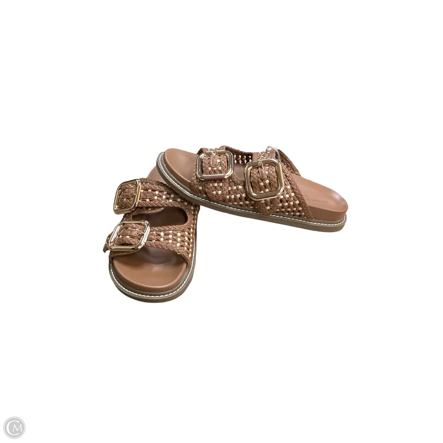 Sandals Flats By Universal Thread In Brown, Size: 8