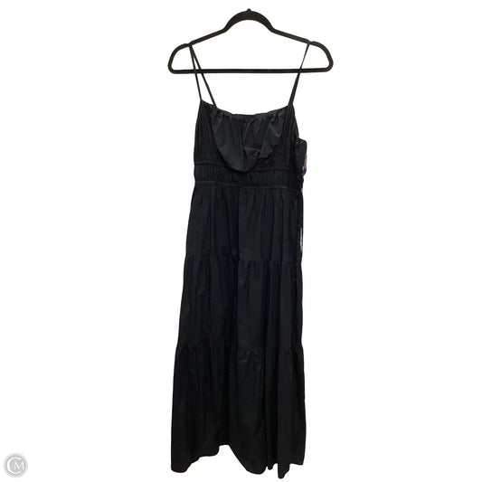 Dress Casual Midi By Loft In Black, Size: 10