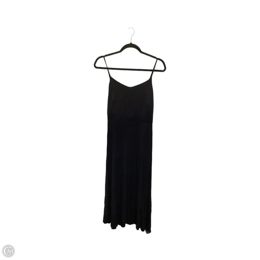 Dress Casual Midi By Loft In Black, Size: 4